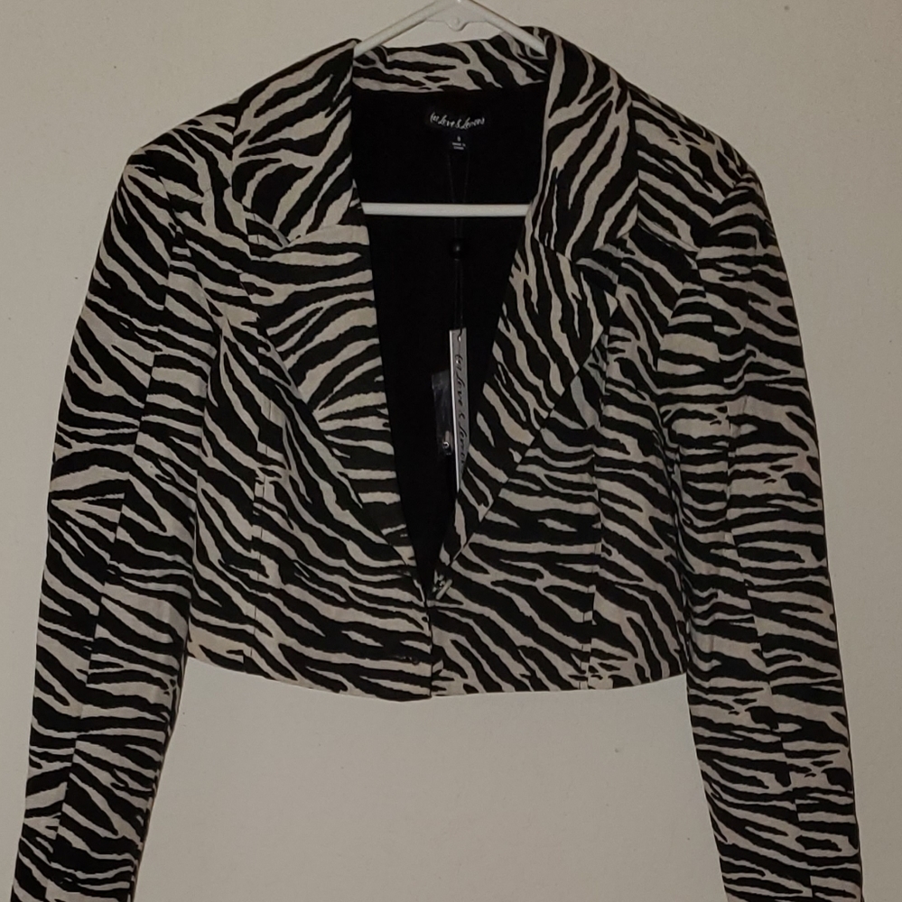 For Love and Lemons Josie Cropped Jacket Size S